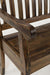 Jofran Artisan's Craft 42" Rustic Farmhouse Distressed Acacia Storage Bench in Dakota Oak - Holmwood's Furniture & Design Center (Somersworth, NH)