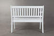 Jofran Artisan's Craft 42" Rustic Farmhouse Distressed Acacia Storage Bench in Distressed Weathered White - Holmwood's Furniture & Design Center (Somersworth, NH)