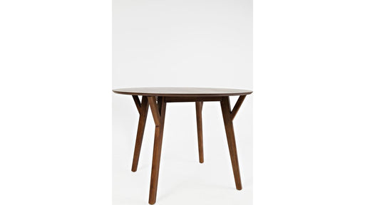 Jofran Copenhagen Round Dining Table in Brown - Holmwood's Furniture & Design Center (Somersworth, NH)
