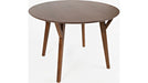 Jofran Copenhagen Round Dining Table in Brown - Holmwood's Furniture & Design Center (Somersworth, NH)