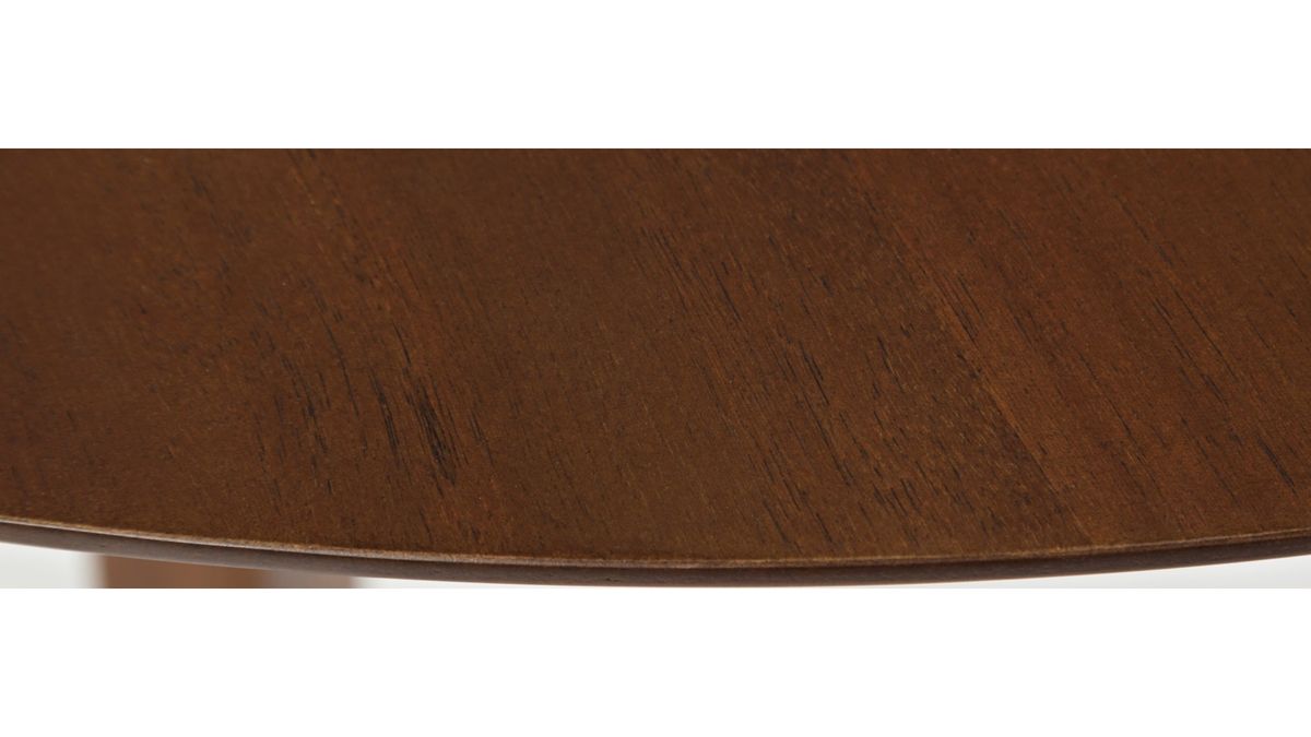 Jofran Copenhagen Round Dining Table in Brown - Holmwood's Furniture & Design Center (Somersworth, NH)