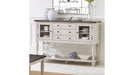 Jofran Orchard Park Server in Dark Brown/Soft Grey image