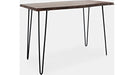 Jofran Nature's Edge 52" Live Edge Counter Height Table in Light Chestnut - Holmwood's Furniture & Design Center (Somersworth, NH)