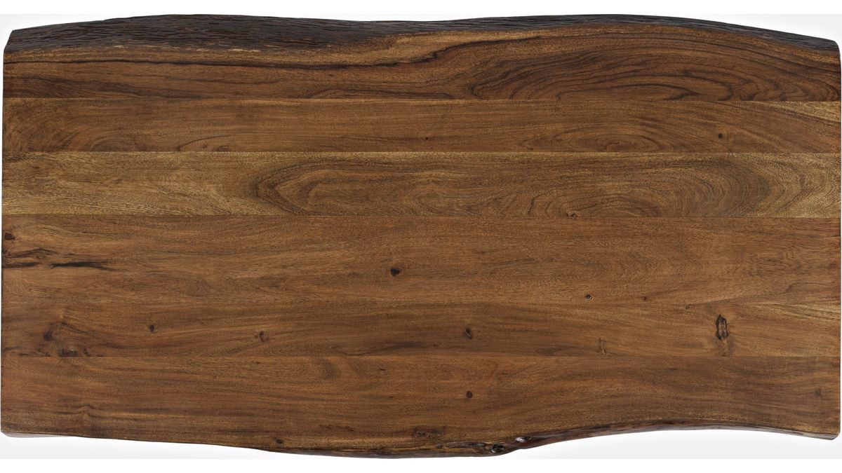 Jofran Nature's Edge 52" Live Edge Counter Height Table in Light Chestnut - Holmwood's Furniture & Design Center (Somersworth, NH)