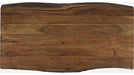 Jofran Nature's Edge 52" Live Edge Counter Height Table in Light Chestnut - Holmwood's Furniture & Design Center (Somersworth, NH)