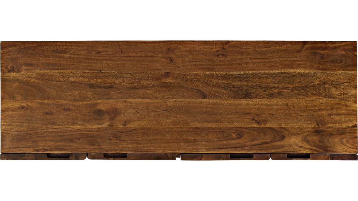 Jofran Nature's Edge Sideboard with 4 Live Edge Doors in Light Chestnut - Holmwood's Furniture & Design Center (Somersworth, NH)