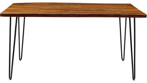 Jofran Nature's Edge 60" Dining Table in Light Chestnut - Holmwood's Furniture & Design Center (Somersworth, NH)