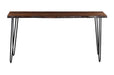 Jofran Nature's Edge Solid Acacia Counter Height Sofa Dining Table in Chestnut image