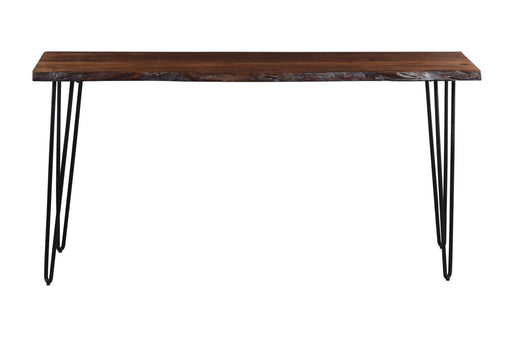 Jofran Nature's Edge Solid Acacia Counter Height Sofa Dining Table in Chestnut image