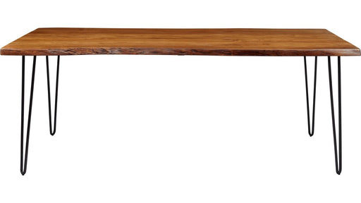 Jofran Nature's Edge 79" Dining Table in Light Chestnut - Holmwood's Furniture & Design Center (Somersworth, NH)