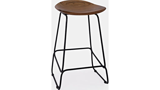 Jofran Nature's Edge Backless Stool in Light Chestnut (Set of 2) - Holmwood's Furniture & Design Center (Somersworth, NH)