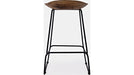 Jofran Nature's Edge Backless Stool in Light Chestnut (Set of 2) - Holmwood's Furniture & Design Center (Somersworth, NH)