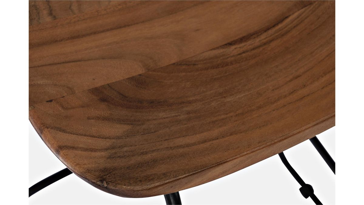 Jofran Nature's Edge Backless Stool in Light Chestnut (Set of 2) - Holmwood's Furniture & Design Center (Somersworth, NH)