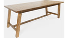 Jofran Telluride Counter Height Trestle Table in Natural - Holmwood's Furniture & Design Center (Somersworth, NH)