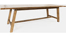 Jofran Telluride Counter Height Trestle Table in Natural - Holmwood's Furniture & Design Center (Somersworth, NH)