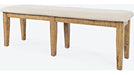 Jofran Telluride Dining Bench in Natural - Holmwood's Furniture & Design Center (Somersworth, NH)
