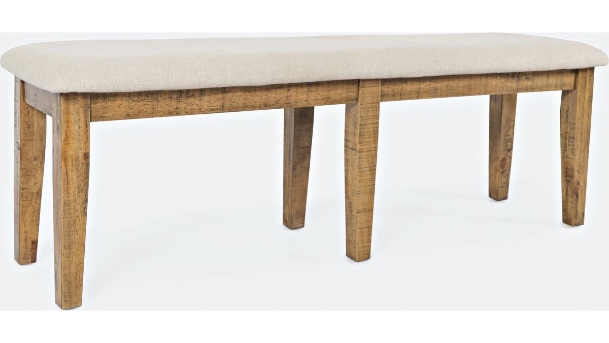 Jofran Telluride Dining Bench in Natural - Holmwood's Furniture & Design Center (Somersworth, NH)