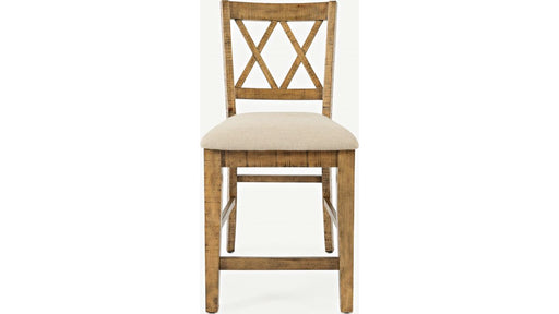 Jofran Telluride Counter Stool in Natural (Set of 2) - Holmwood's Furniture & Design Center (Somersworth, NH)