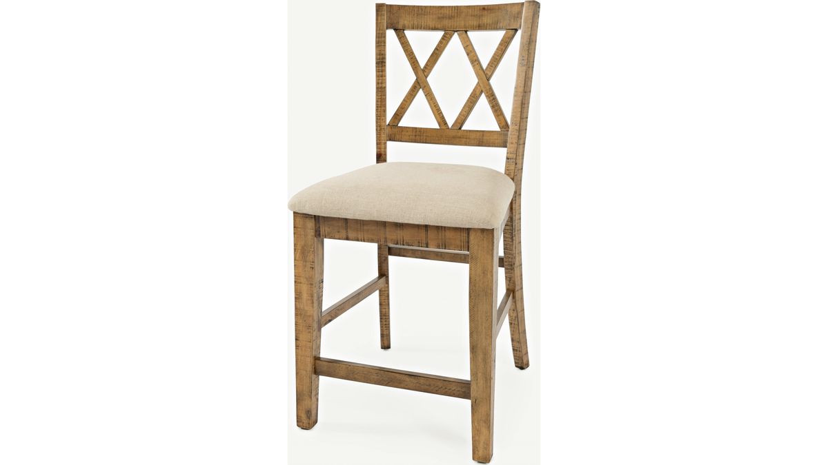 Jofran Telluride Counter Stool in Natural (Set of 2) - Holmwood's Furniture & Design Center (Somersworth, NH)