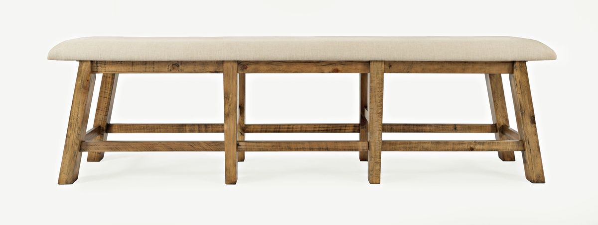 Jofran Telluride Counter Height Bench in Natural - Holmwood's Furniture & Design Center (Somersworth, NH)