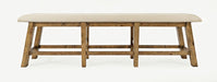 Jofran Telluride Counter Height Bench in Natural - Holmwood's Furniture & Design Center (Somersworth, NH)