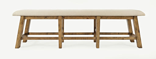 Jofran Telluride Counter Height Bench in Natural - Holmwood's Furniture & Design Center (Somersworth, NH)