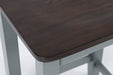 Jofran Asbury Park Solid Acacia Farmhouse Backless Saddle Stool (Set of 2) in Grey - Holmwood's Furniture & Design Center (Somersworth, NH)