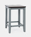 Jofran Asbury Park Solid Acacia Farmhouse Backless Saddle Stool (Set of 2) in Grey - Holmwood's Furniture & Design Center (Somersworth, NH)