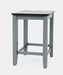 Jofran Asbury Park Solid Acacia Farmhouse Backless Saddle Stool (Set of 2) in Grey - Holmwood's Furniture & Design Center (Somersworth, NH)