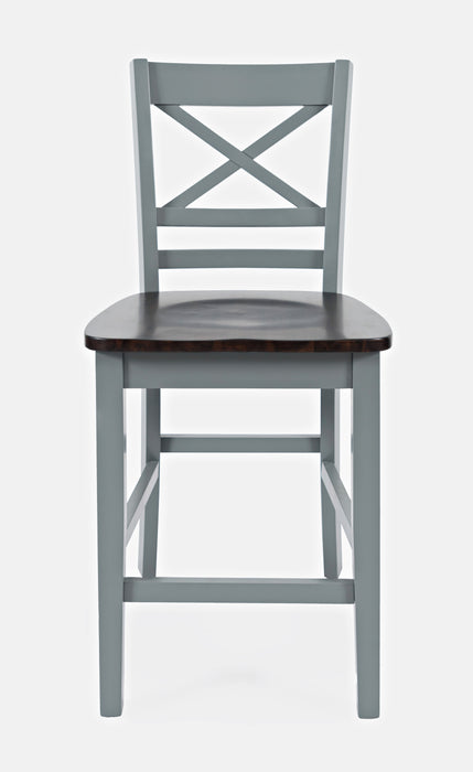 Asbury Park X Back Stool