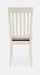 Jofran Decatur Lane Farmhouse Acacia Dining Chair (Set of 2) in White - Holmwood's Furniture & Design Center (Somersworth, NH)