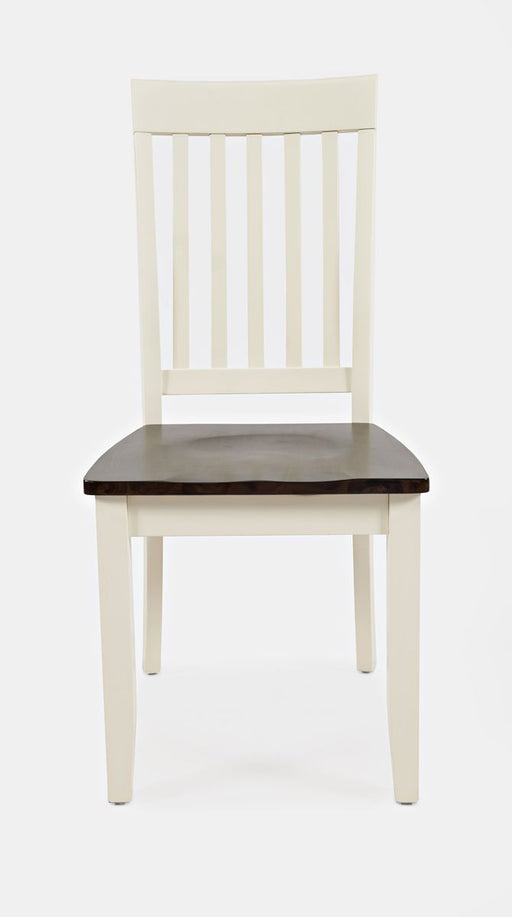 Jofran Decatur Lane Farmhouse Acacia Dining Chair (Set of 2) in White image