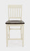 Jofran Decatur Lane Farmhouse Acacia Counter Stool (Set of 2) in White image