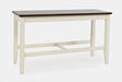Jofran Decatur Lane Farmhouse 4 Piece Acacia Counter Height Set in White - Holmwood's Furniture & Design Center (Somersworth, NH)
