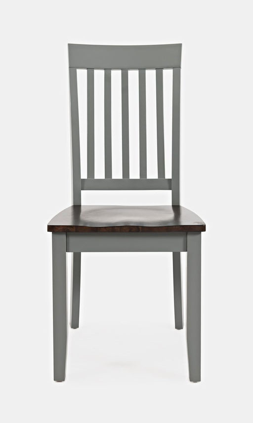Jofran Decatur Lane Farmhouse Acacia Dining Chair (Set of 2) in Grey image