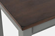 Jofran Decatur Lane Farmhouse 4 Piece Acacia Dining Set in Grey - Holmwood's Furniture & Design Center (Somersworth, NH)