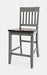 Jofran Decatur Lane Farmhouse Acacia Counter Stool (Set of 2) in Grey - Holmwood's Furniture & Design Center (Somersworth, NH)