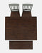 Jofran Decatur Lane Farmhouse 4 Piece Acacia Counter Height Set in Grey - Holmwood's Furniture & Design Center (Somersworth, NH)