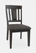Jofran American Rustics Upholstered Slatback Chair (Set of 2) in Rustic Brown - Holmwood's Furniture & Design Center (Somersworth, NH)