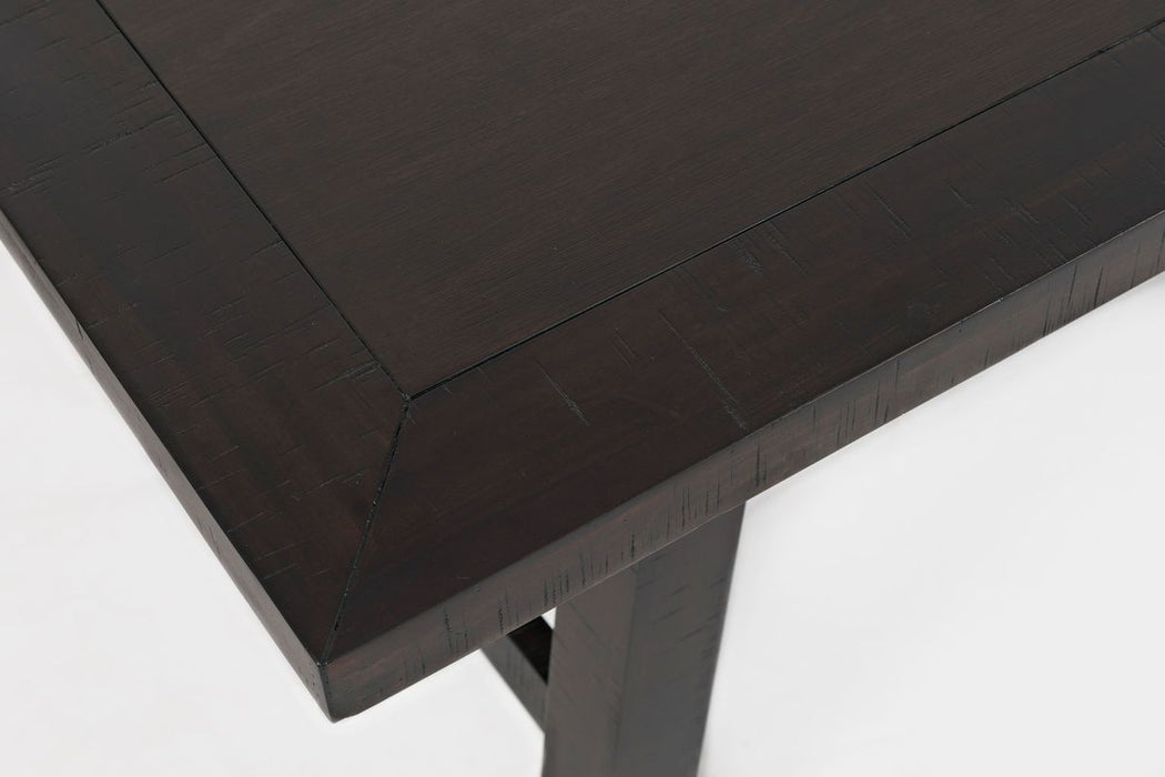 Jofran American Rustics 72" Distressed Acacia Trestle Dining Table in Rustic Brown - Holmwood's Furniture & Design Center (Somersworth, NH)