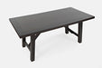 Jofran American Rustics 72" Distressed Acacia Trestle Dining Table in Rustic Brown - Holmwood's Furniture & Design Center (Somersworth, NH)