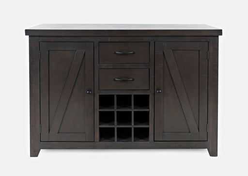 Jofran American Rustics Sideboard Buffet with Wine Rack in Rustic Brown image