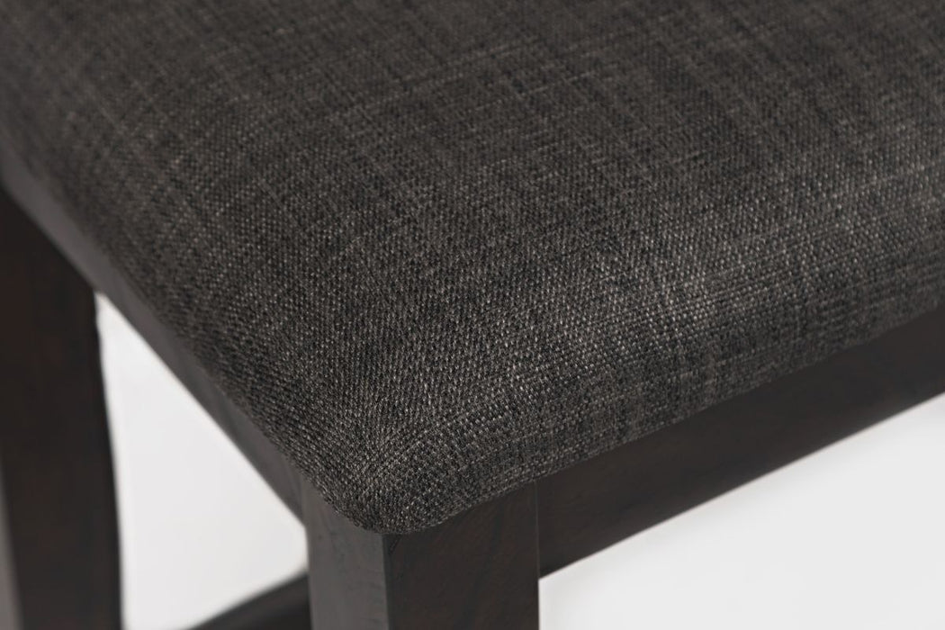 Jofran American Rustics Upholstered 42" Counter Bench in Rustic Brown - Holmwood's Furniture & Design Center (Somersworth, NH)