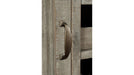 Jofran Outer Banks Server with Bottle and Glass Storage in Gray - Holmwood's Furniture & Design Center (Somersworth, NH)
