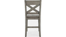 Jofran Outer Banks X-Back Stool in Gray (Set of 2) - Holmwood's Furniture & Design Center (Somersworth, NH)