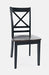 Jofran Asbury Park Solid Acacia Farmhouse 4-Pack Dining Set - Table with 2 Chairs and Bench in Black - Holmwood's Furniture & Design Center (Somersworth, NH)