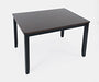 Jofran Asbury Park Solid Acacia Farmhouse 4-Pack Dining Set - Table with 2 Chairs and Bench in Black - Holmwood's Furniture & Design Center (Somersworth, NH)