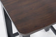 Jofran Asbury Park Solid Acacia Farmhouse Backless Saddle Stool (Set of 2) in Black - Holmwood's Furniture & Design Center (Somersworth, NH)