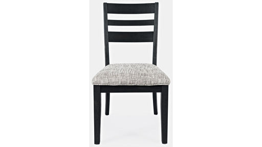 Jofran Altamonte Ladderback Chair in Dark Charcoal (Set of 2) - Holmwood's Furniture & Design Center (Somersworth, NH)