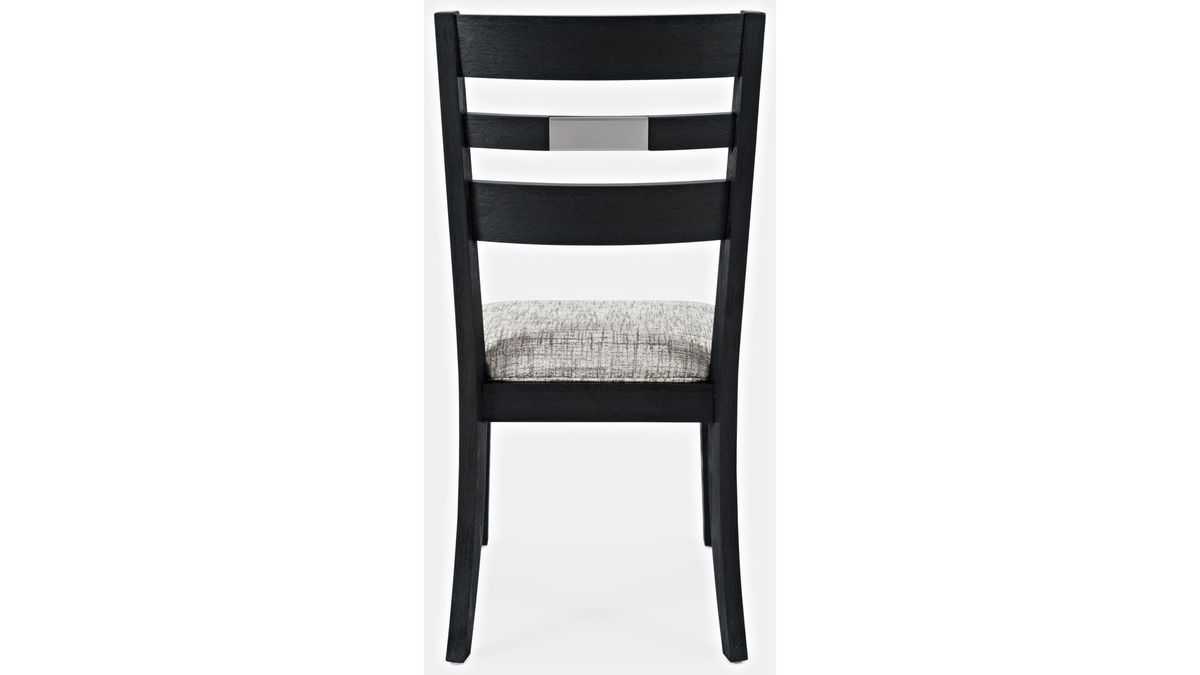 Jofran Altamonte Ladderback Chair in Dark Charcoal (Set of 2) - Holmwood's Furniture & Design Center (Somersworth, NH)